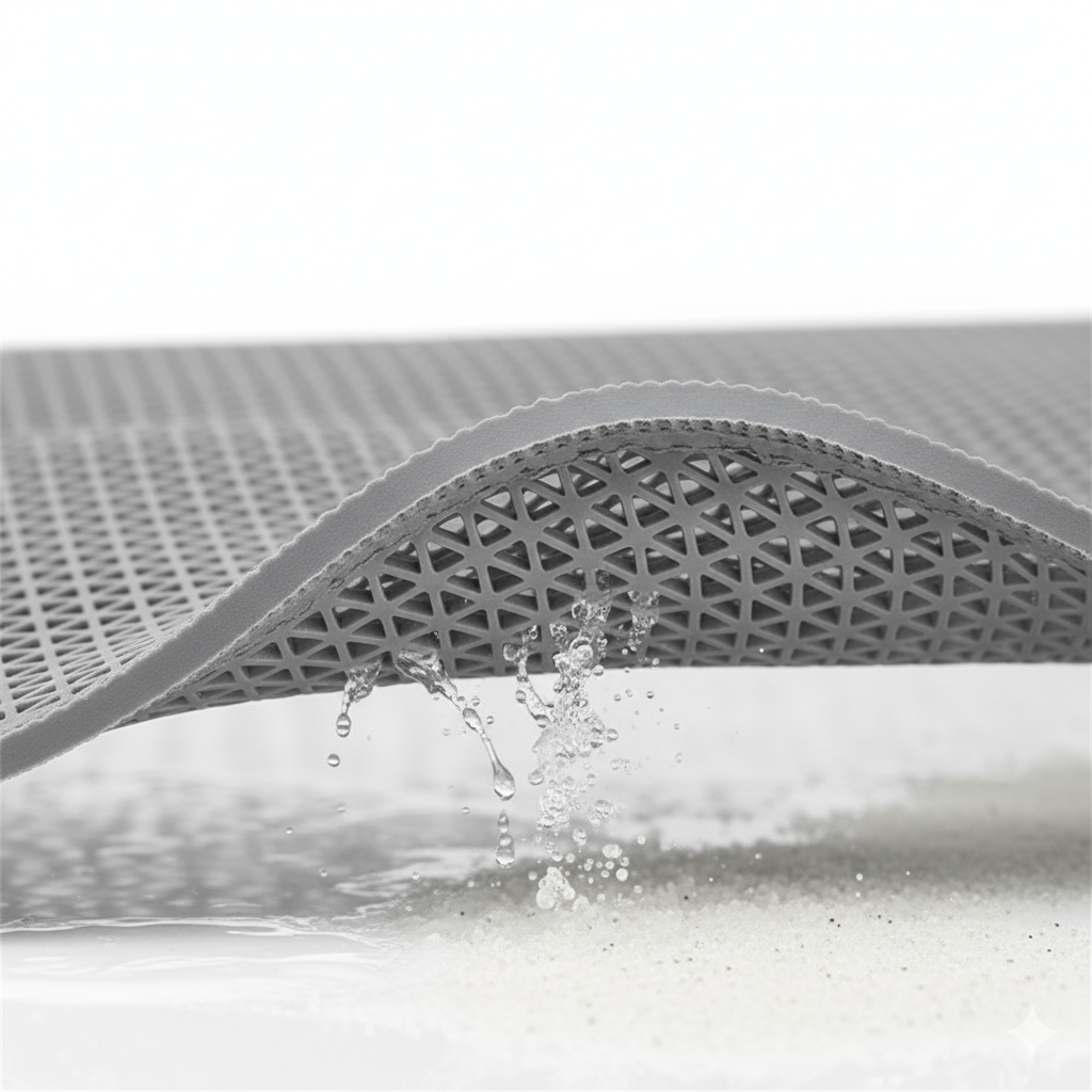 S紋刮泥排水地墊(灰)