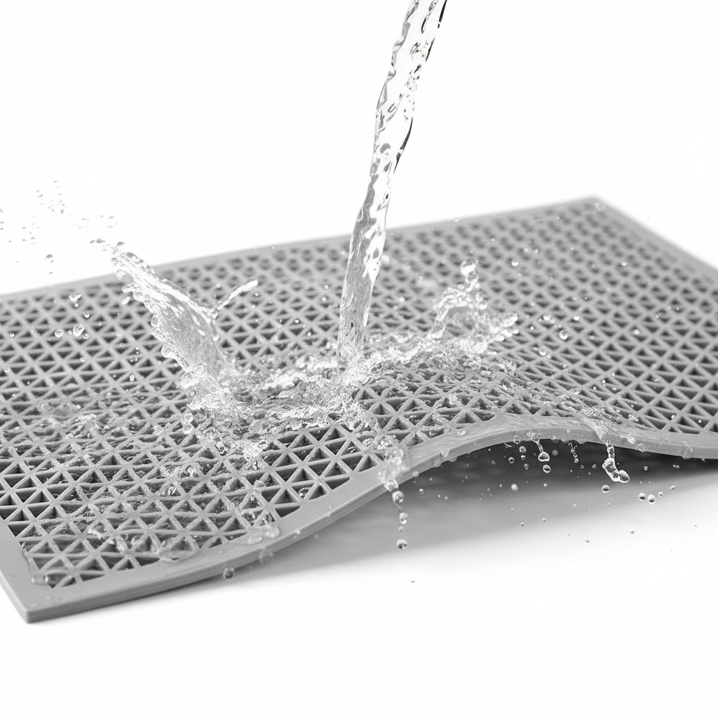 S紋刮泥排水地墊(灰)